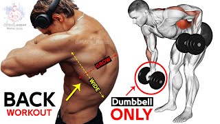 🌑 Exercise Back Workouts Dumbbells Row Only [upl. by Oramug]