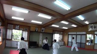 Okinawa Aikikai  Tamaki Sensei  Funekogi undo  aiki taiso [upl. by Seebeck]