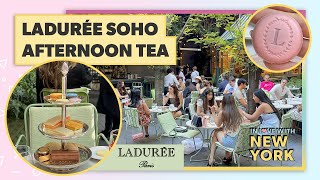 ☕ Ladurée SoHo NYC  Afternoon Tea at Ladurée SoHo NYC  June 2024  NYC VLOG [upl. by Ecidna]