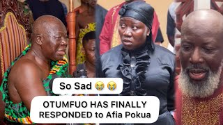 Oh so sad 😭  Otumfour has finally spoken  AFIA POKUA is in big trouble  Full story from Genesis [upl. by Sean]