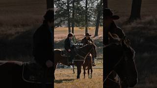 John teaches carter how to ride a horse  Yellowstone [upl. by Avan]