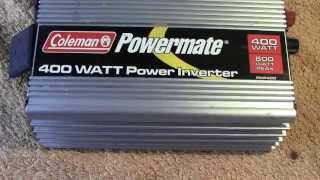 Colman Powermate 400w Inverter 120v [upl. by Ennaer]