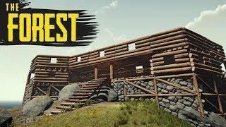 BUILDING THE MANSION The Forest Hard Survival S3 Episode 21 [upl. by Lateehs564]