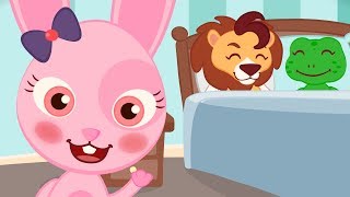 DEZ NA CAMA ♫ Música Infantil ♫ HD ☁️🦁☁️ [upl. by Eerolam]