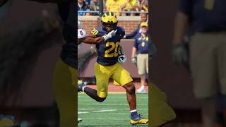 Does Michigan’s Kalel Mullings NEED To Be Starting Running Back Against USC shorts [upl. by Ahsiema]