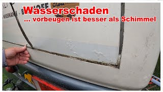 Wasserschaden  vorbeugen ist besser als Schimmel im Wohnmobil [upl. by Eaver]