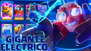 EL MEJOR MAZO DE GIGANTE ELÉCTRICO EN CLASH ROYALE [upl. by Ermina951]