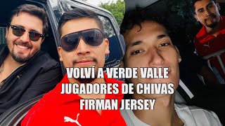 Firma de Jersey con jugadores de Chivas  Verde Valle Club Chivas [upl. by Naleag]