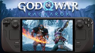 God of War Ragnarok Valhalla Steam Deck  FSR 31  SteamOS 36 [upl. by Airotel]