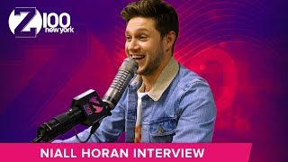 Niall Horan FaceTimes Julia Michaels Mid Interview [upl. by Oria91]