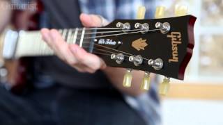 Gibsons MinETune self tuning system first look demo [upl. by Ardna]