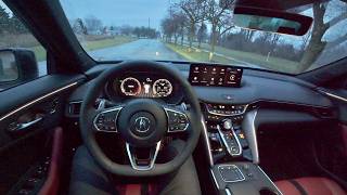 2024 Acura TLX Type S  POV Night Drive  Final Thoughts [upl. by Beryle]