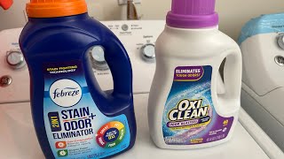 Febreze OdorStain Eliminator vs Oxiclean Odor Blaters [upl. by Fedirko578]