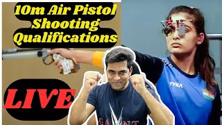 Paris Olympics 2024 Day 1 Live  Manu Bhaker Womens 10m Pistol Final [upl. by Hutton]