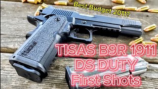 Tisas B9R 1911 Duty Double Stack First Impressions [upl. by Ocirederf]