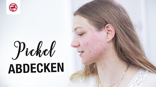 Pickel abdecken  Makeup Tutorial  mit Hanna Bohnekamp [upl. by Luing]