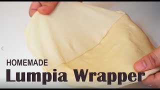 Homemade Lumpia Wrappers [upl. by Eldwon]