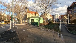 Driver’s Eye View  Dresden Germany  T4DMT ČKD Tatra  Heritage City Tram Tour [upl. by Owain]