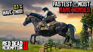 Top 5 most beautiful chestnut horses  Red Dead Redemption 2 [upl. by Rube894]