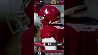 Qua Russaw CRAZY Interception vs Mercer  Alabama  2024 CFB [upl. by Papotto]