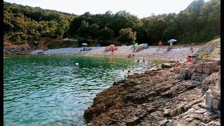 Plaža Beach Jalinica Peruški Istria Croatia [upl. by Newman]