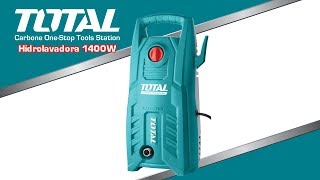 Hidrolavadora 1400W Total Tools Carbone [upl. by Forrer]