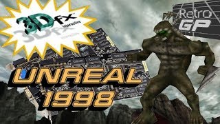 UNREAL 1998 Gameplay  3DFX Voodoo 2 SLI and Win 98  Retro Game Players [upl. by Innoc]