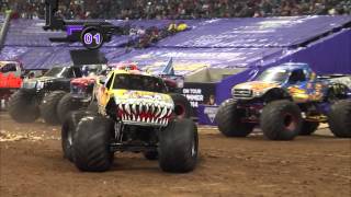 Monster Jam in Reliant Stadium  Houston TX 2014  Full Show  Episode 2 [upl. by Patricia927]