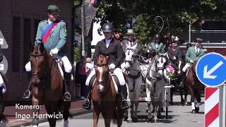 Schützenfest in Holdorf 2018  Festumzug  Teil 1 [upl. by Ahsinad]