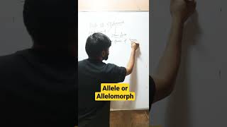 Allele or Allelomorph [upl. by Fleta]