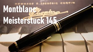 Quick Look Montblanc P145 Fountain Pen Medium [upl. by Jenny]