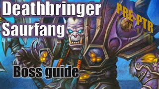 DEATHBRINGER SAURFANG BOSS GUIDE  ICECROWN CITADEL [upl. by Horgan838]