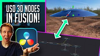 A Quick Guide to USD 3D Nodes in Fusion  DaVinci Resolve 185 Beta New Feature [upl. by Paolo]