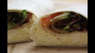 Cheese Ploughmans Wrap Recipe [upl. by Calabresi78]