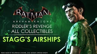 Batman Arkham Knight – Riddler Trophies – Staggs Enterprises Airships [upl. by Dunn]