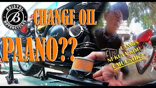 BRISTOL MOTORCYCLES  PAANO MAG CHANGE OIL  CASTROL OIL UMUUSOK [upl. by Percival311]