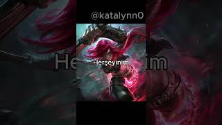 Gittiğinden Beri Katayı Oynamaz Oldum lol leagueoflegends katarina katalynn0 [upl. by Nytsirc88]