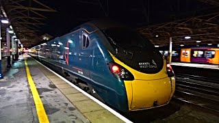 Busy Evening at Crewe Station WCML  211222 Incl Steam Loco 61306 quotMayflowerquot [upl. by Kyla]