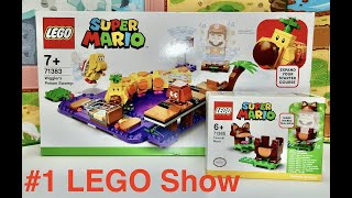 LEGO Super Mario Wigglers Poison Swamp 71383Feat Tanooki Mario 71385 [upl. by Kall]