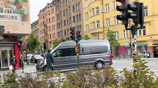 Watching a Stockholm street corner Slow TV [upl. by Zetrom]