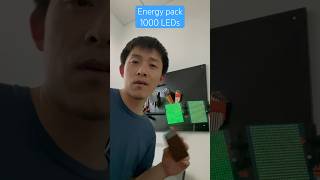 3D printed TENG energy pack to easily power 1000 LEDs 3dprinting greenery [upl. by Elke]