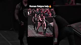 Roman Reigns help dean Ambrose💪🔥  Roman Reigns attitude 👿🤯shorts wwe romanreigns dosti [upl. by Arette]