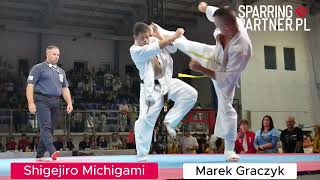 Shigejiro Michigami vs Marek Graczyk IKO Nakamura Polish Open Limanowa 2024 SparringPartnerpl [upl. by Crifasi915]