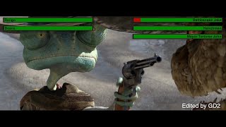 Rango Final Battle with healthbars [upl. by Eelesor546]