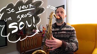 Je te conseille dessayer cet exercice pour avoir un meilleur son au saxophone [upl. by Airekat]