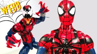 MARVEL LEGENDS Absorbing Man BEN REILLY SPIDERMAN Action Figure Review [upl. by Marr763]