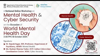 National Online Workshop on Mental Health amp Cyber Security [upl. by Adnilasor463]