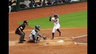 Jose Altuve at bat home runAstros vs Yankees4819 [upl. by Moht43]