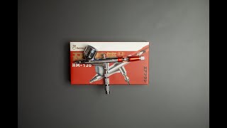 CHEAP AIRBRUSH  HobbyMio HM130 Airbrush Unboxing [upl. by Etteloc]