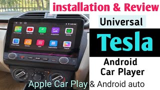 How to fit Universal Tesla Android player in your Car [upl. by Akenat]